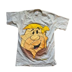 VTG The Flintstones Barney '94 T-Shirt Single Stich USA Artex Sportswear Size: L